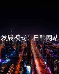 发展模式：日韩网站