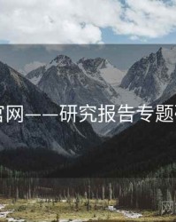 91官网——研究报告专题研究